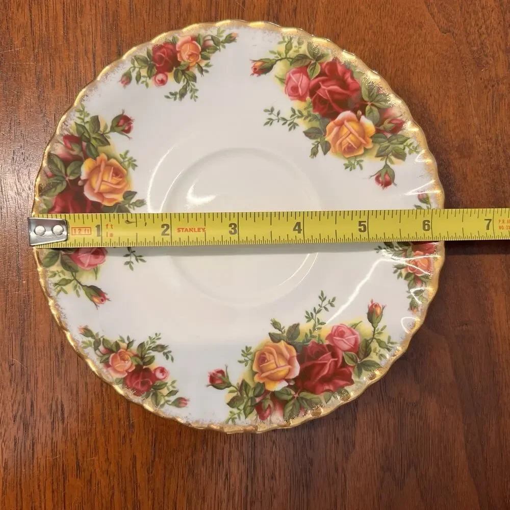 Royal Albert Old Country Roses Saucer Only For Footed Cream Soup Bowl Bone China